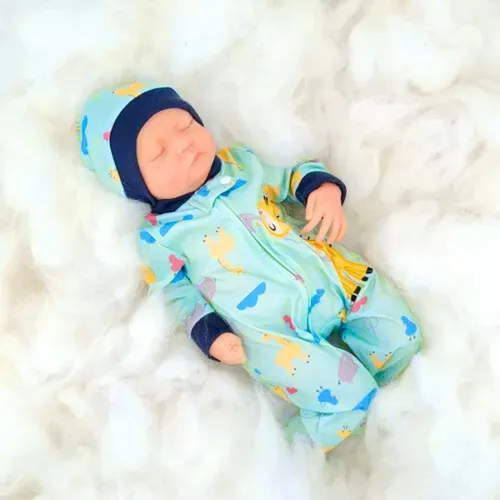 Reborn Bebe Realista Muñeca Ojos Cerrados