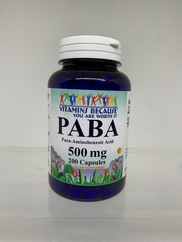 2024 * Paba 500mg - 200 Cap Sabor Sin sabor