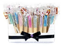 Comprar 70 Abanicos De Madera Personalizados Boda, Xv Años, Bautizo