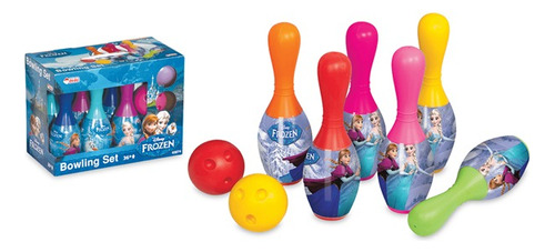 Juego  De Bowling Bolos Frozen- Disney Original-