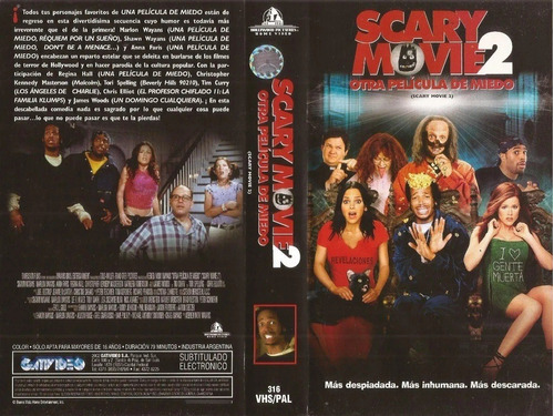 Scary Movie 2, 3 Y 4 - 3 Vhs Originales