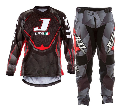 Remera Y Pantalón, Equipo Cross Enduro Jett Lite