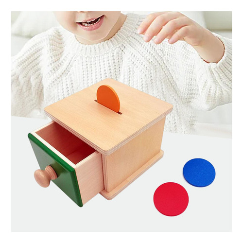 Caja De Madera Montessori Para Niños, Juego De Cajones,