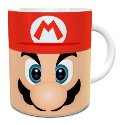 Taza Plastica Sublimada Video Juego Mario & Luigi #010