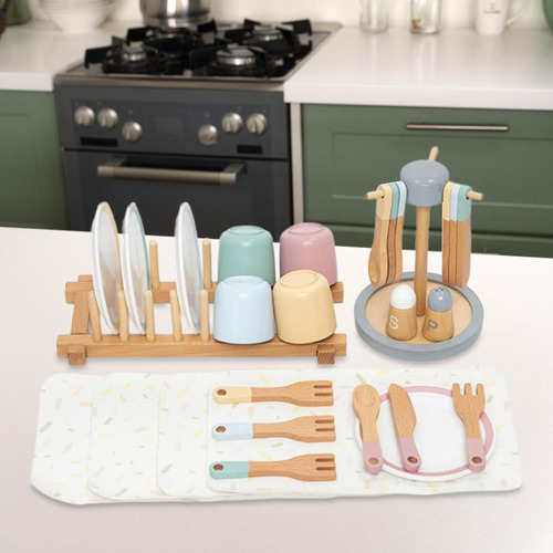 Platos De Madera Para Juguetes, Platos De Juego Montessori
