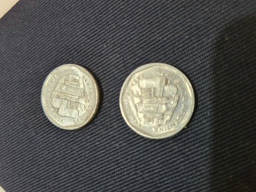 Monedas De 5 Australes Año 1989 Argentina (Usado)