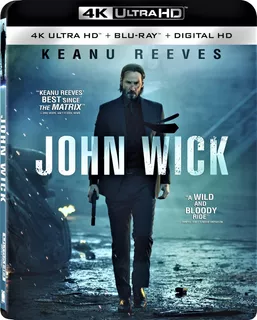 John Wick - De Volta Ao Jogo - 4k Ultra Hd + Blu-ray Lacrado