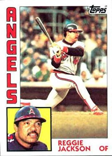 1984 Topps Baseball 100 Reggie Jackson California Angels Tar