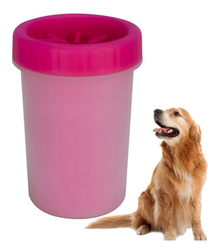 Lava Patas De Silicone Para Cães Pink G