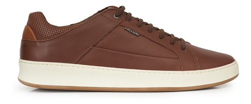 Zapatilla Cuero Hombre Urbana Sneaker Briganti Freeway Goma