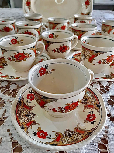 Imagen 6 de 11 de Vajilla De Loza Inglesa Woods Ivory Ware 80 Piezas