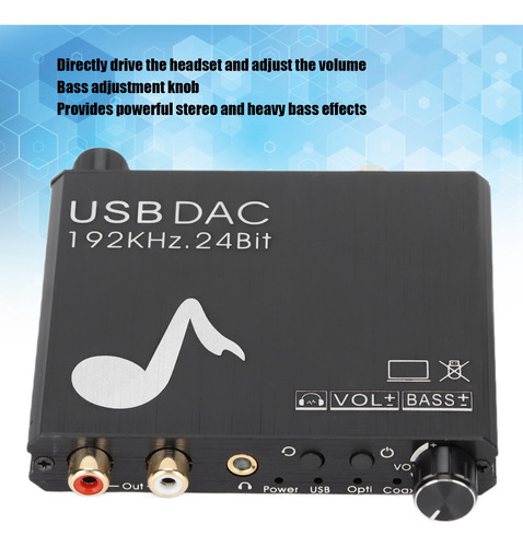 Conversor De Audio Digital A Analógico De 192 Khz Y 24 Bits