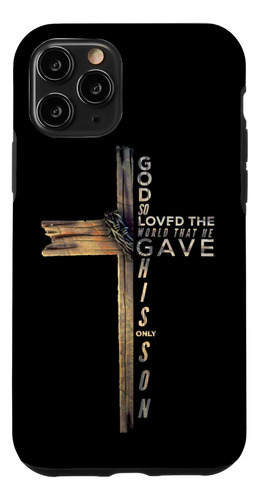iPhone 11 Pro Juan 3:16 Christian Cross Bi B08dpmy5qw_290324