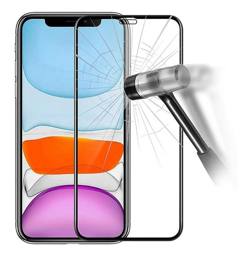 Imagen 3 de 8 de Film Vidrio Templado Full 5d 6d Para iPhone 11 11 Pro Max