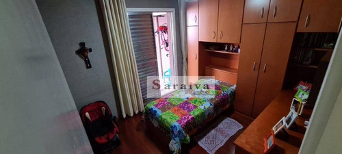 Sobrado Com 3 Dormitórios À Venda, 127 M² Por R$ 480.000,00 - Jardim Hollywood - São Bernardo Do Campo/sp - So1095