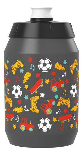 Mini Botella Deportiva Polisport Move 450ml Niños Grey Power