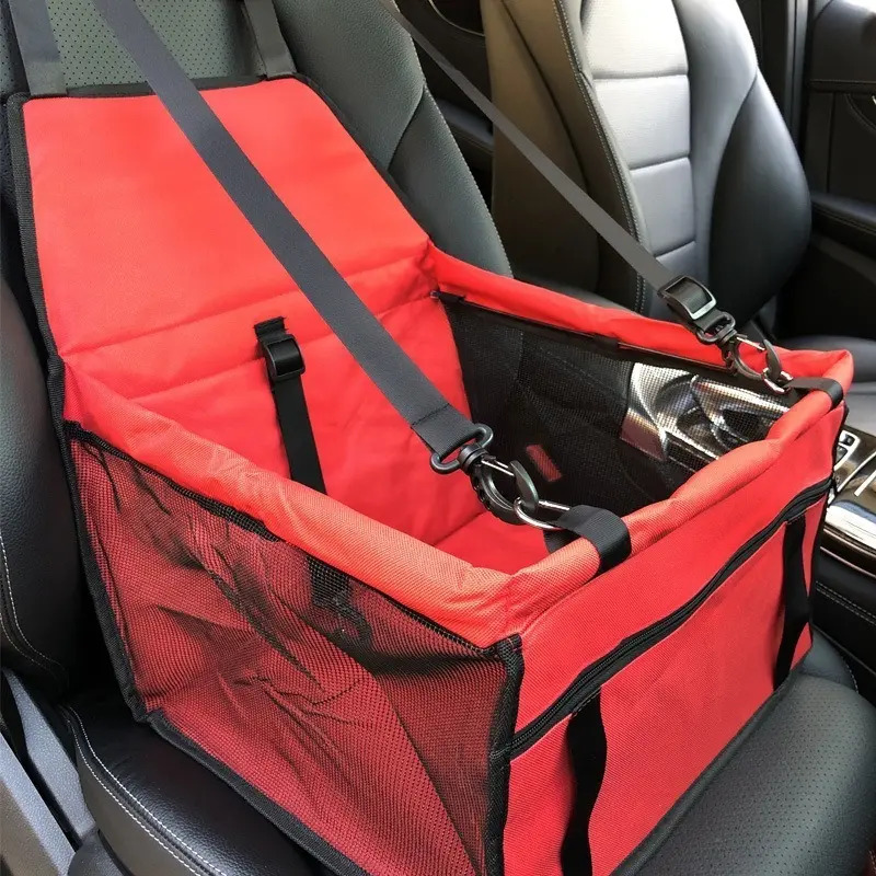 Premium Cubreasiento De Carro | Protección De Asiento Perro Color Rojo