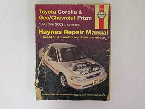 Manual Reparación Toyota Corolla 1993-2002.