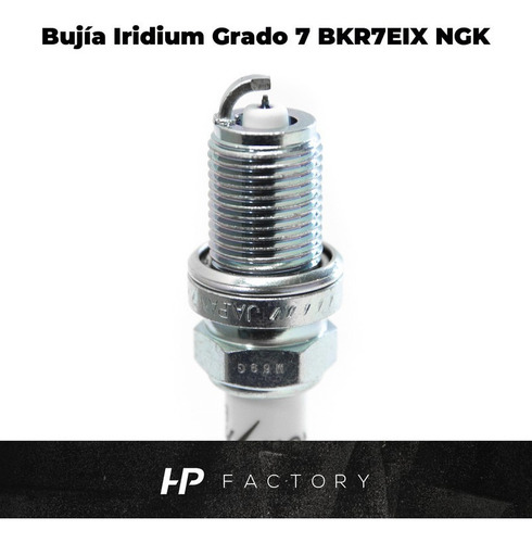 Imagen 5 de 10 de Bujía Iridium Grado 8 Bkr8eix Ngk X 4 Unidades