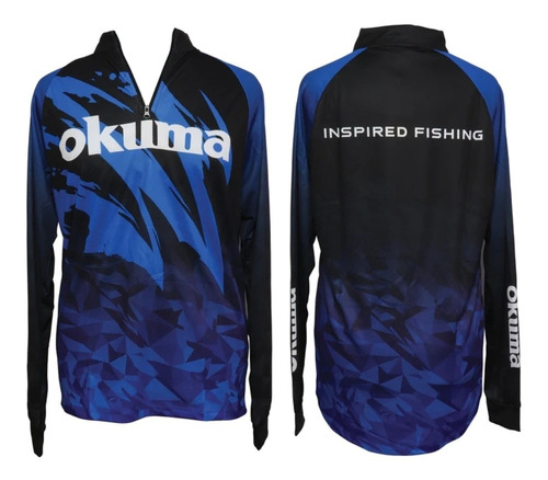 Polera Okuma Pesca Manga Larga Talla L