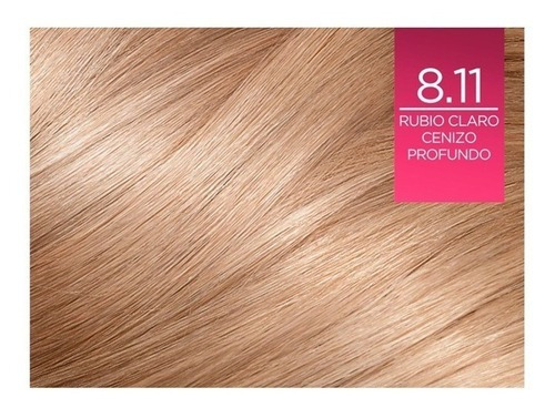 Tinte L'Oréal Excellence Creme tono 8.11 rubio claro cenizo profundo para cabello