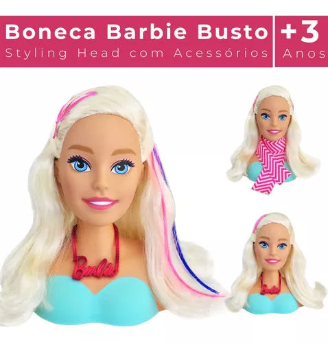 Boneca antiga (cabeça) Maquiagem e penteado