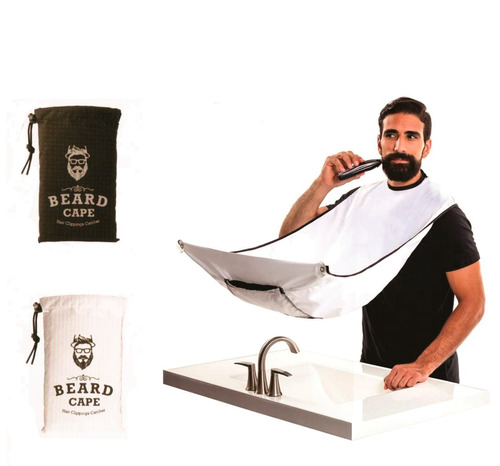 Capa Barbero Con Bolsa, Blanca O Negra