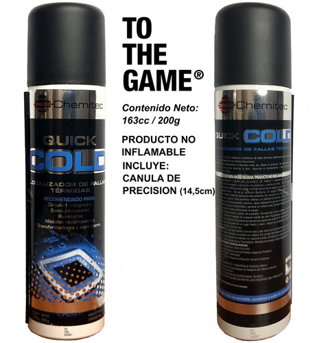 Imagen 3 de 4 de Localizador Fallas Co2 Frio Extremo 200g Quick Cold Enfriado