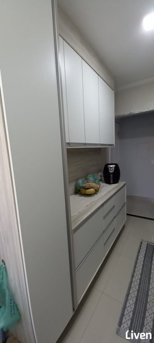 Imagem 12 de 30 de Apartamento Com 3 Dormitórios, Sala Ampla Com 2 Ambientes, Sacada E 1 Vaga De Garagem - 9123