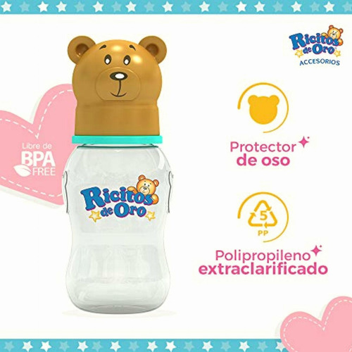 Ricitos De Oro Biberón Ricitos De Oro Cuello Angosto 4oz,
