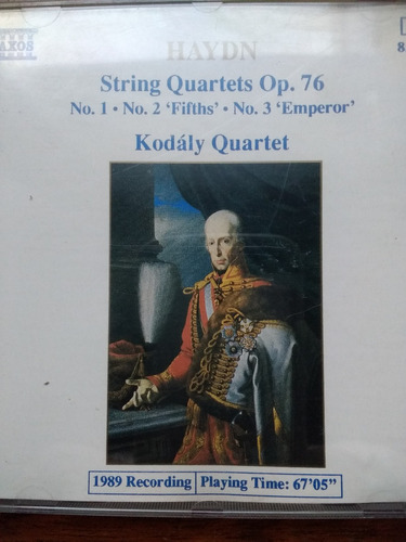 Joseph Haydn String Quartets Op. 76 Kodály Quartet Naxos 