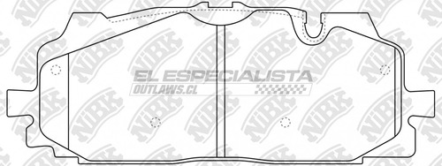 Pastillas De Freno Audi Q7 3.0 2016 Nibk Delantera