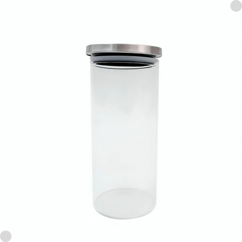 Pote De Vidro Com Tampa Hermetica Inox 450ml Vd8995 - Yoss