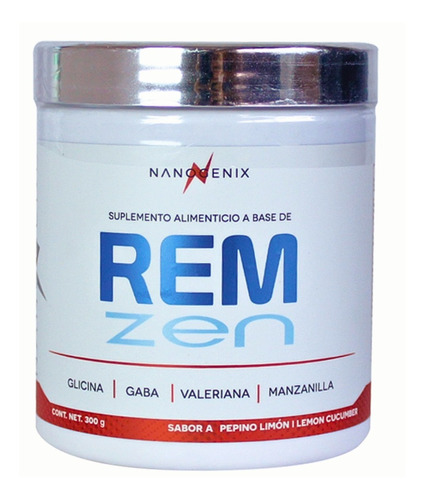 Rem Zen Suplemento Sabor Pepino Glicina Valeriana 300 G