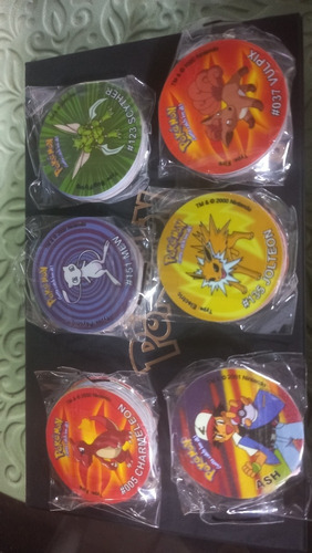 Imagen 4 de 7 de Taps Pokemon Coleccion Completa 151 Tazos + 9 Personajes