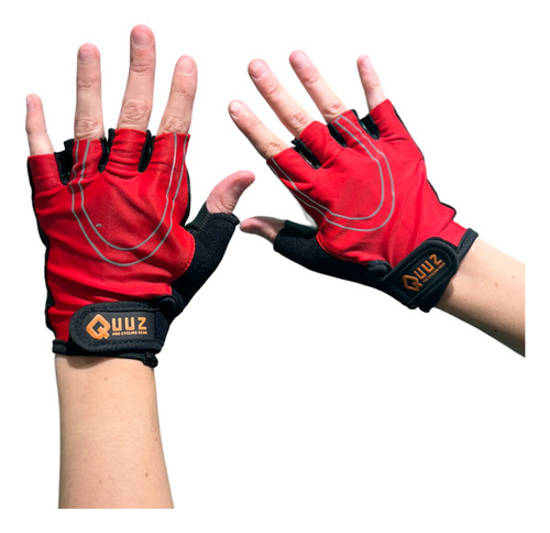 Guantes Fitness Cuero Crossfit Funcional Pesas Gimnasio Bici