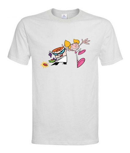 Polera Estampada Serie Animada El Laboratorio De Dexter