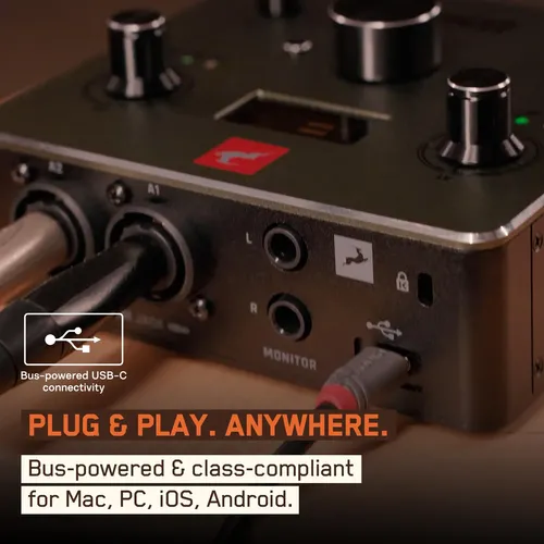 Interface De Áudio Antelope Audio Zenith 2 Usb-c Com Pré-amp