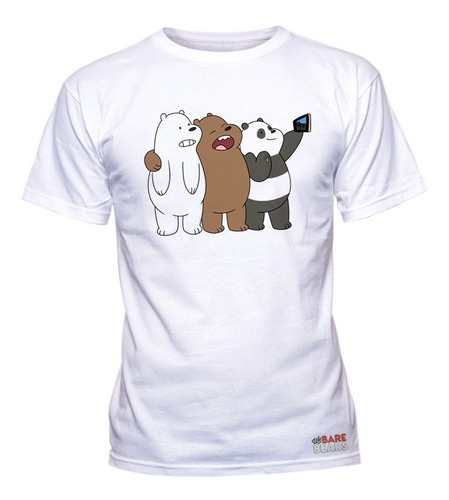 Playera Escandalosos Selfie We Bare Bears
