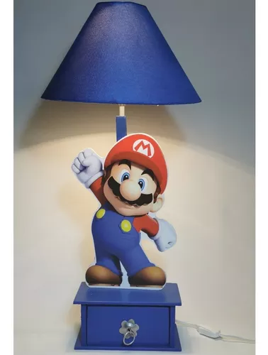 Lámpara De Buro O Tocador De Super Mario Bros 6 Piezas