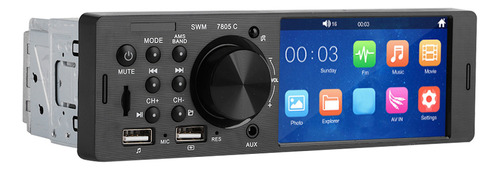 Lo Radio Fm Estéreo Con Pantalla Táctil Bluetooth Mp5 Hd Ha