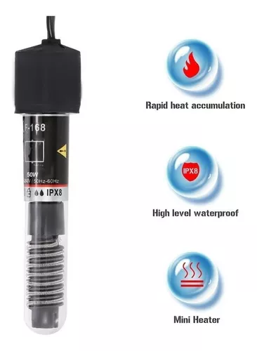 Mini calentador acuario calentador de termostato sumergible