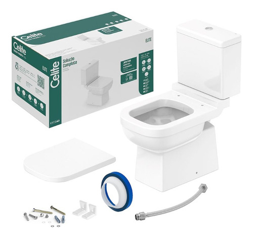 Kit Vaso Sanitário + Caixa Acoplada + Acessórios De Fixação
