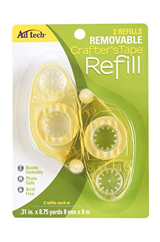 Crafters Tape Reposicionamiento Pegamento Corredor Refill31x