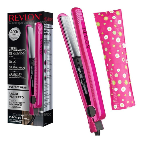 Alaciadora Plancha De Cabello Revlon Triple Cerámica Alisado