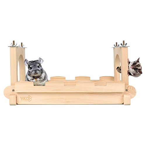 Puente Colgante De Madera Chinchillas, Plataforma Grand...