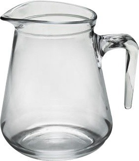 Imagen 3 de 5 de Jarra 1lt Vidrio Agua Gaseosa Vino Bar Agua Resto Oferta Cv