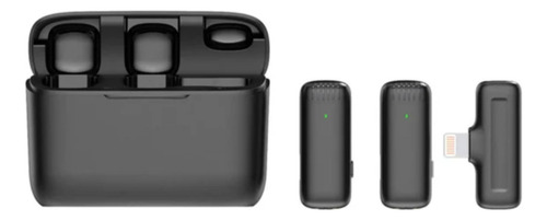 Microfono Wireless Lavalier Inalambrico X2 Case De Carga Iph