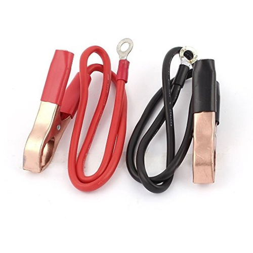 Clips Uxcell 2pcs 46cm 30amp Cocodrilo Booster Cable Para El