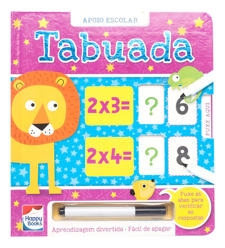Responda e Confira: Tabuada, de Autumn Publishing. Editorial Happy Books Editora Ltda., capa dura em português, 2018